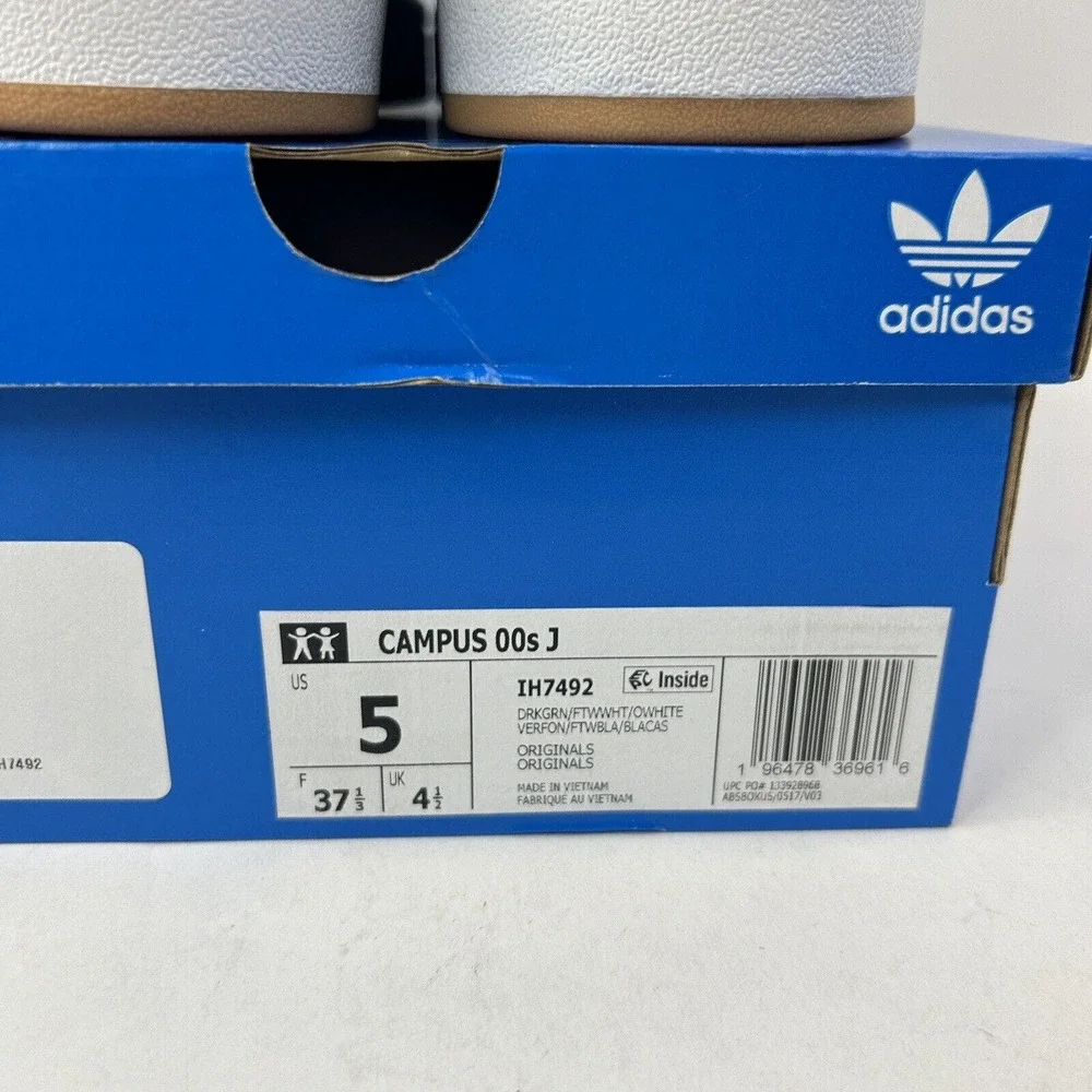Adidas Shoes Campus 00s “Dark Green White” 2024 - Picture 5 of 5